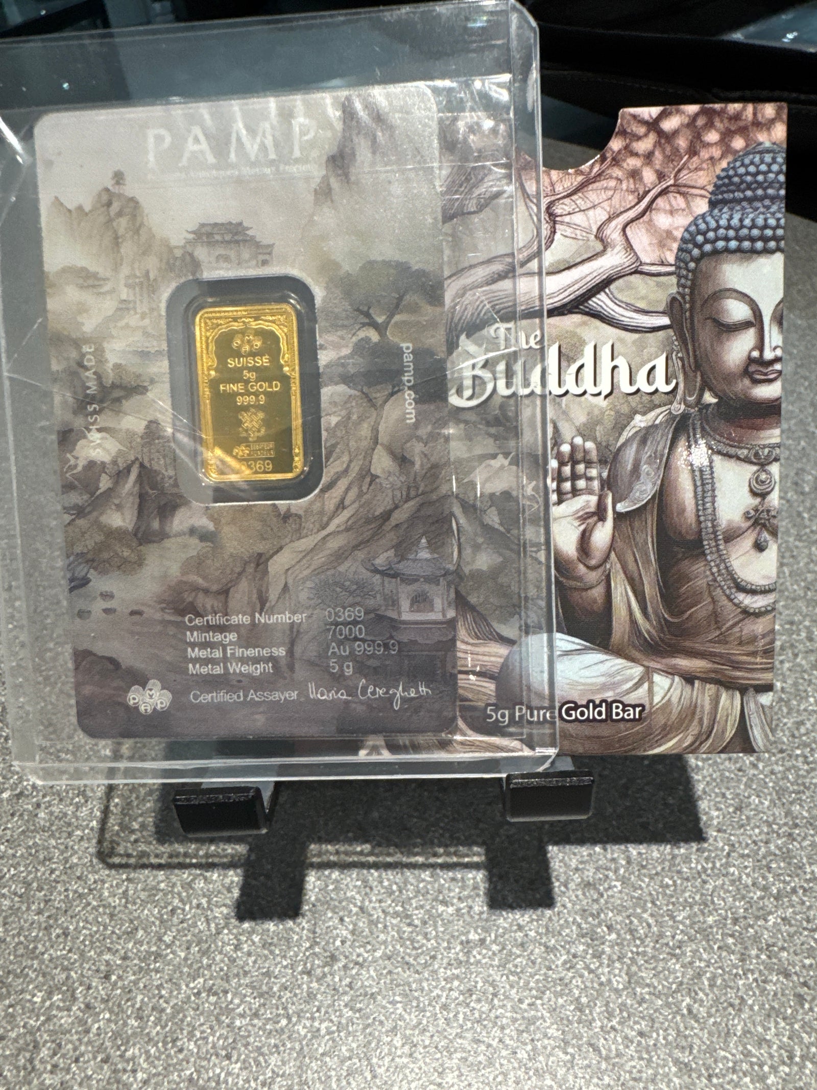Pamp 5grams 24ct “the buddha”