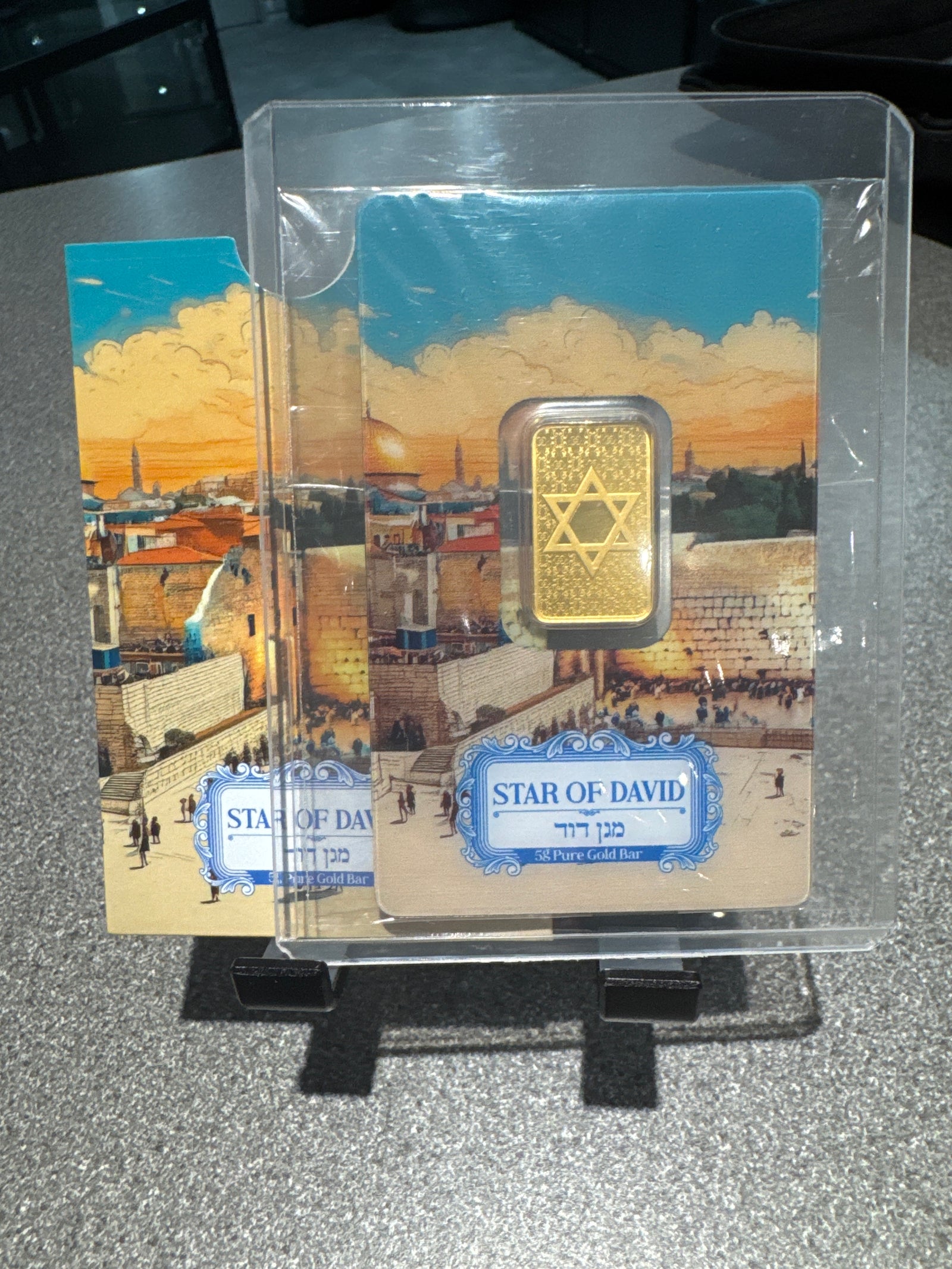 Pamp 5grams 24ct “star of David” bar