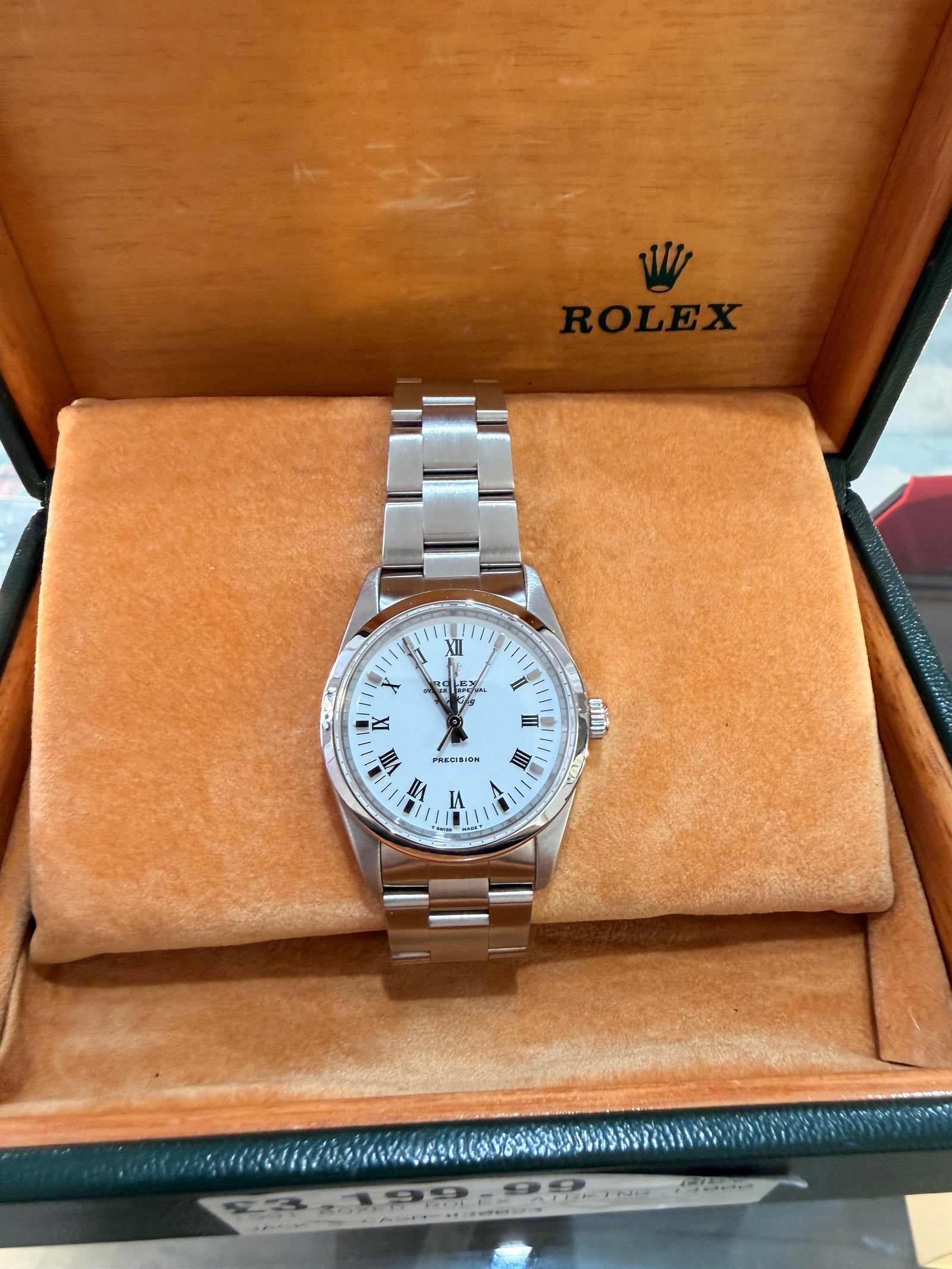 1991 Boxed Rolex Airking 14000