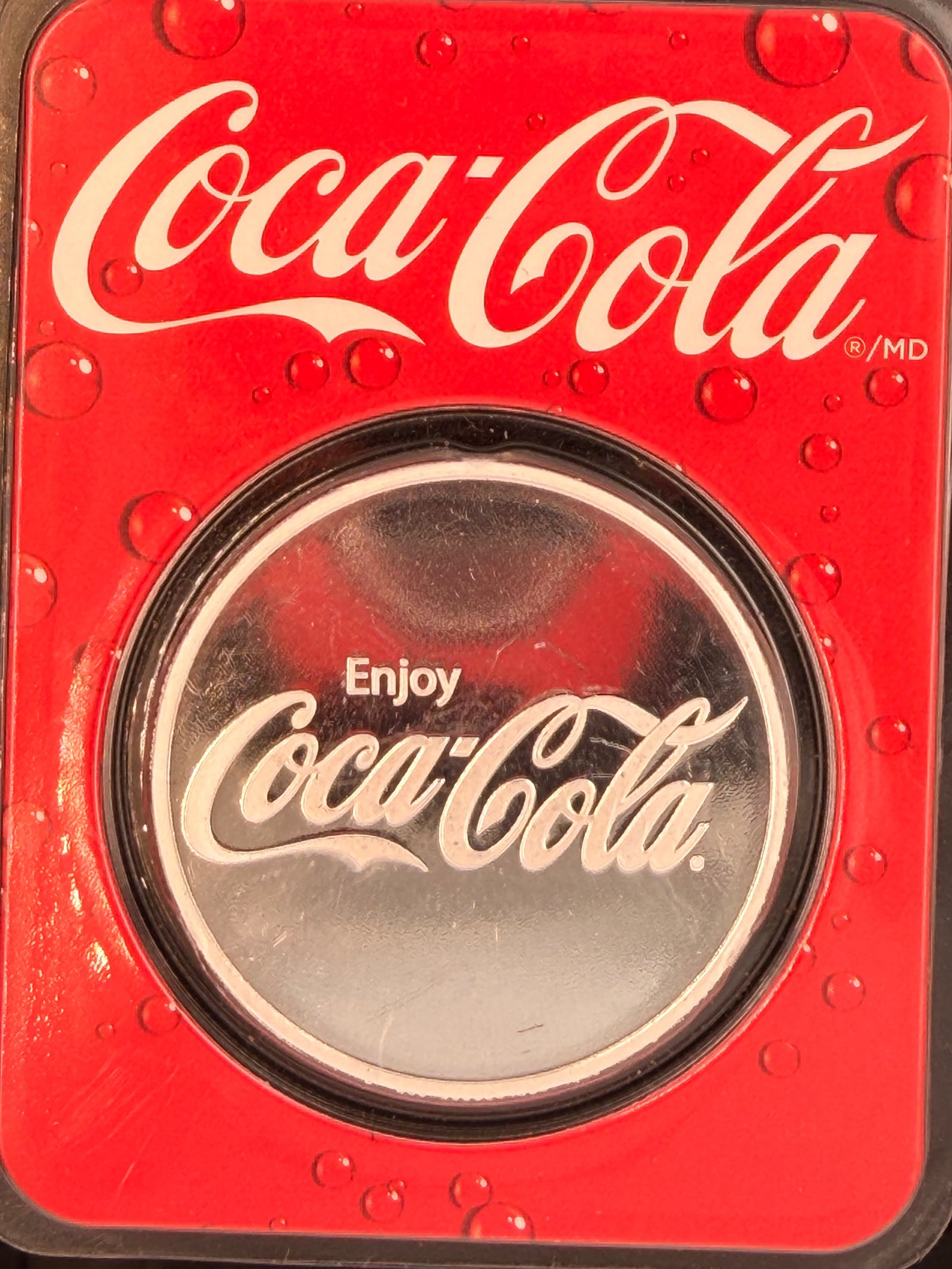 1 Ounce Coca Cola Silver Coin