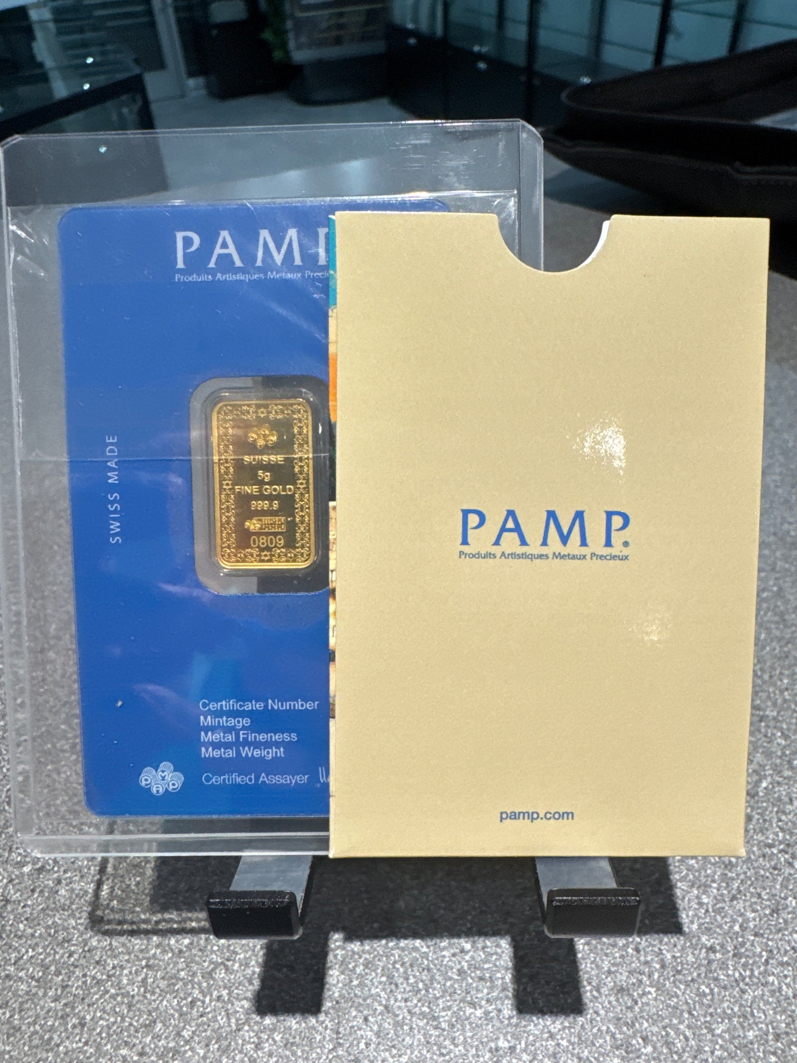 Pamp 5grams 24ct “star of David” bar