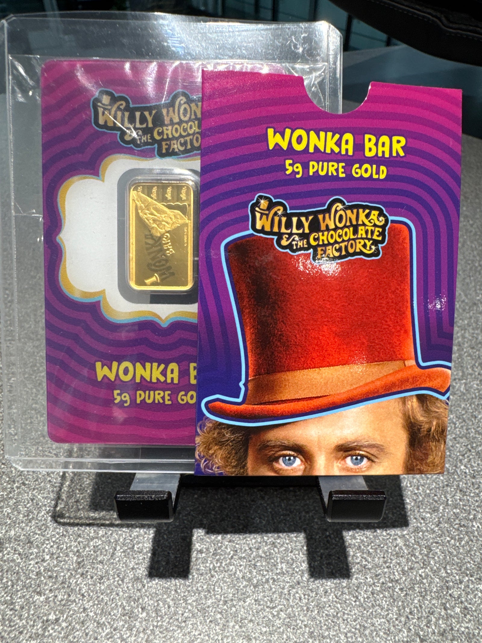 Pamp wonka bar 24ct fine gold 5 grams