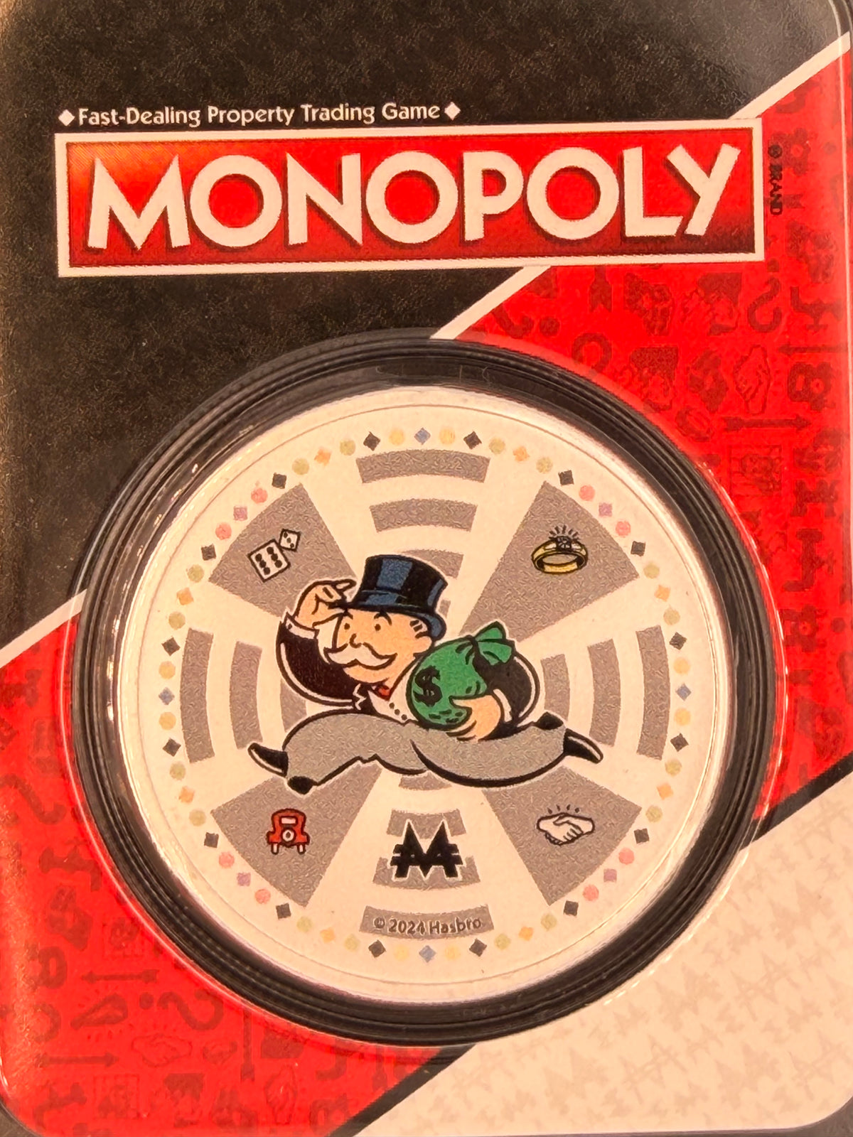 1 Ounce Monopoly Silver Coin