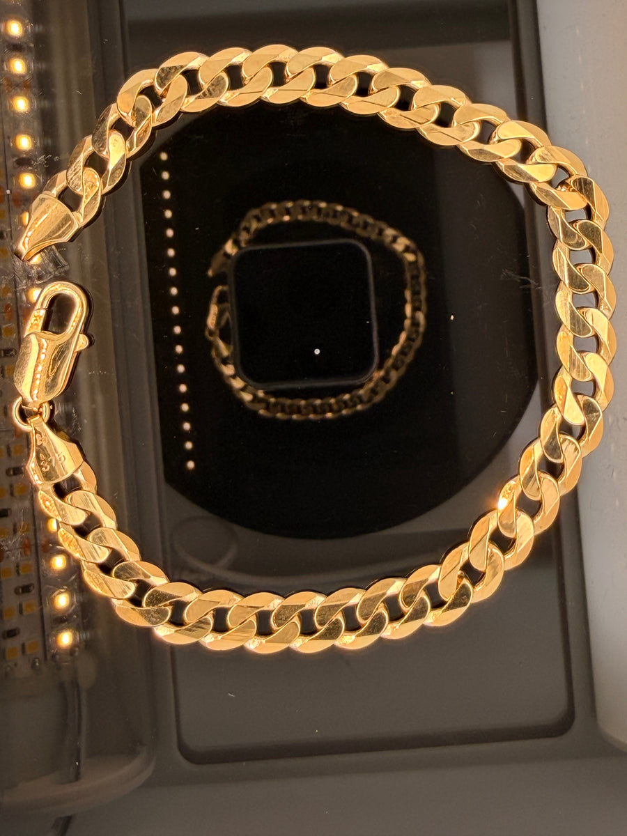 9ct Gold Curb Bracelet