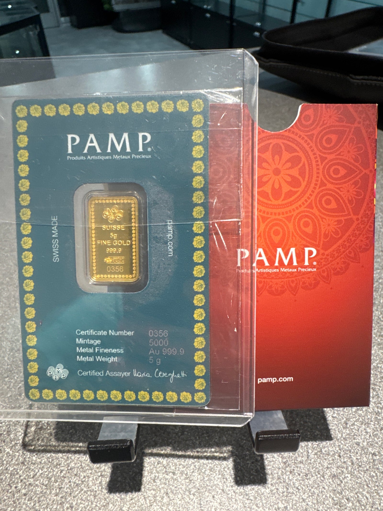 Pamp 24ct 5 grams Diwali bar