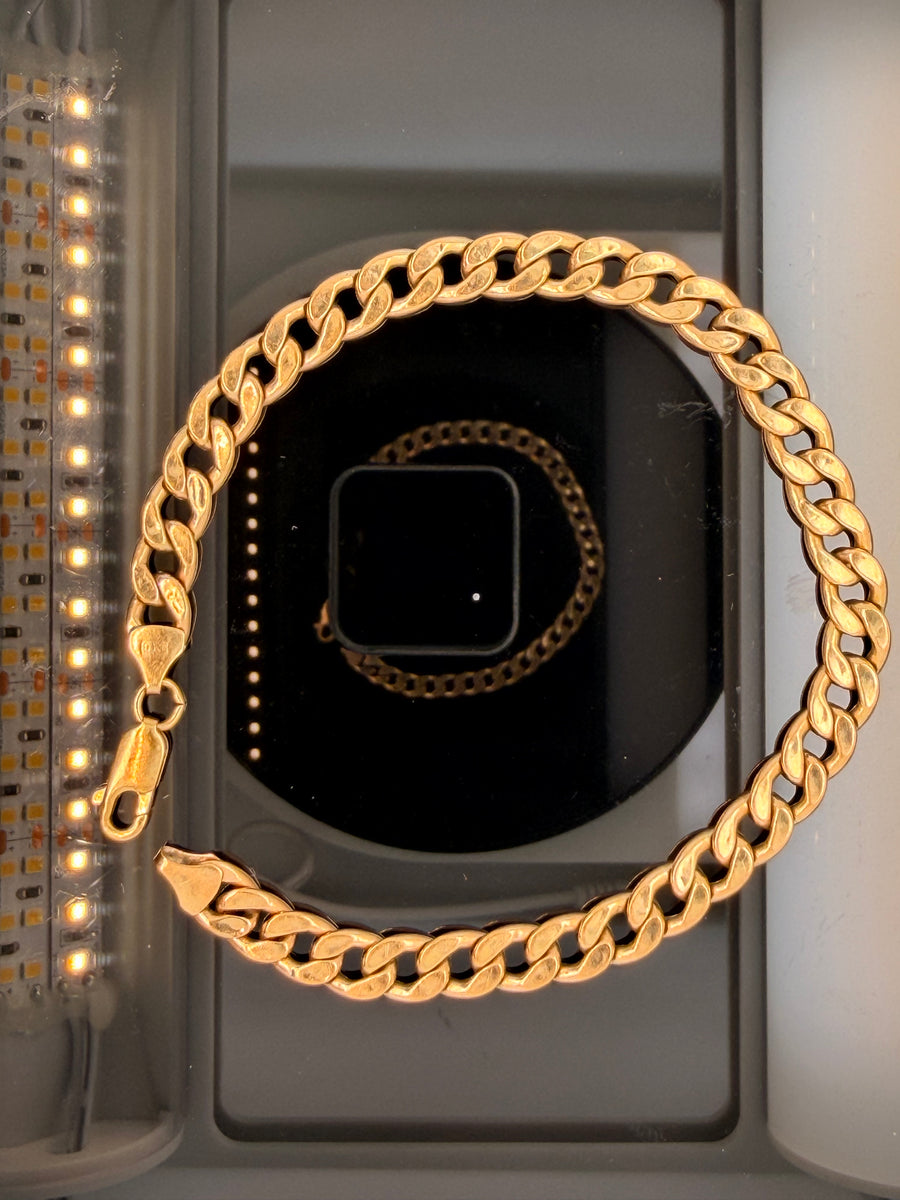 9ct Gold Curb Bracelet