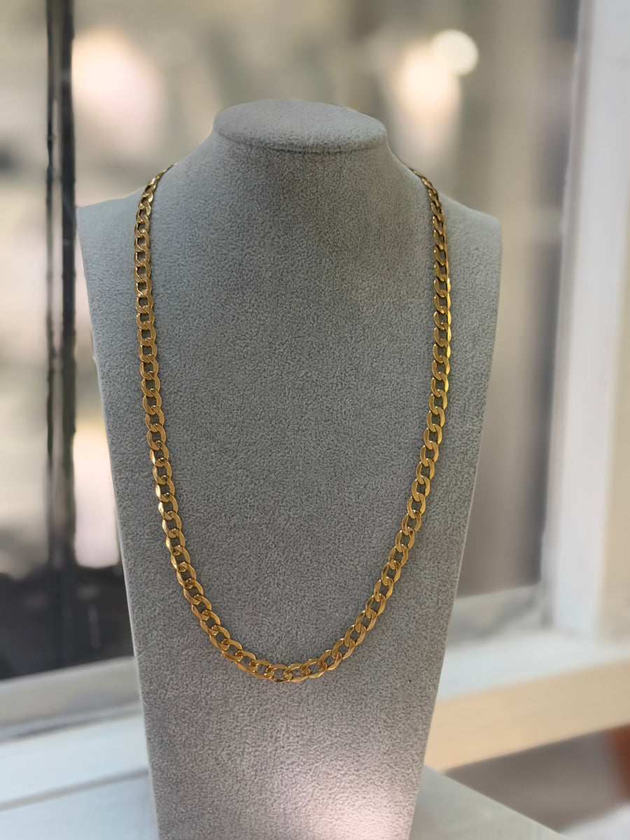 9ct Curb Chain 22”
