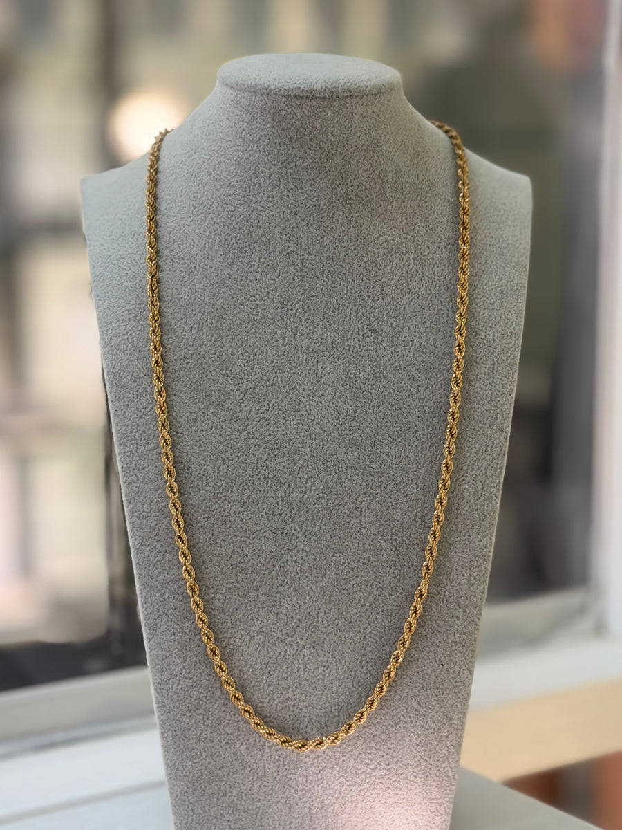 9ct Rope Chain 24”