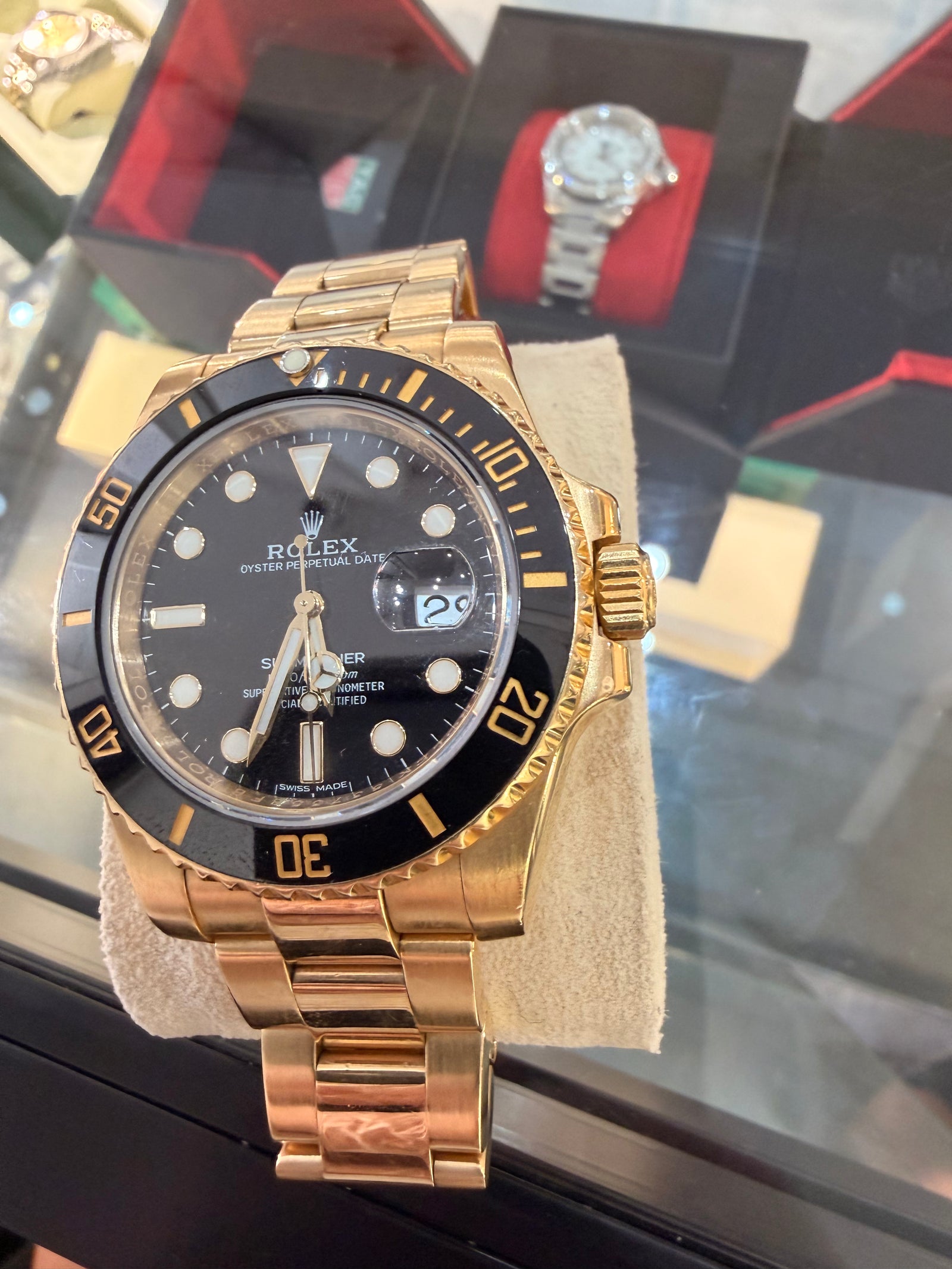 Rolex 116618LN 2016 FULL 18CT FULL SET