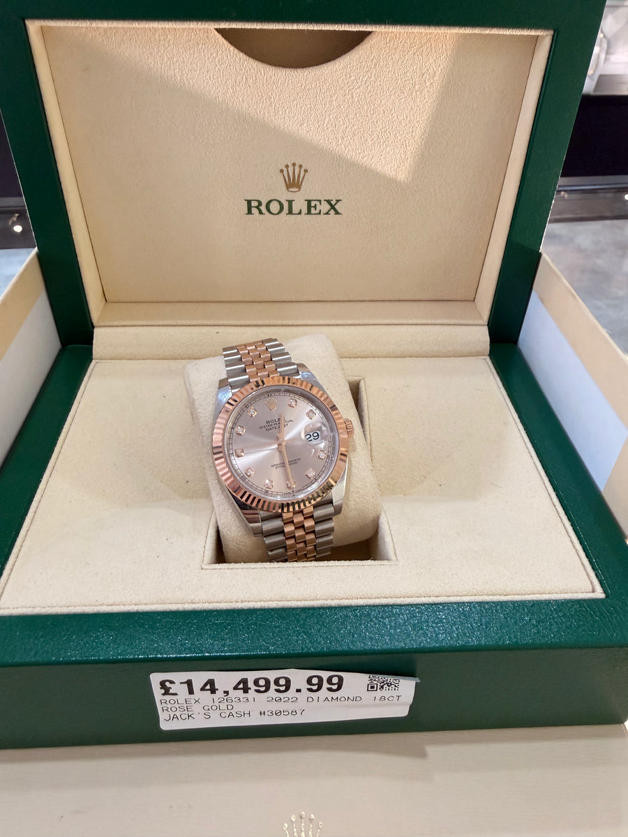 Rolex 126331 2022 Diamond 18CT ROSE GOLD