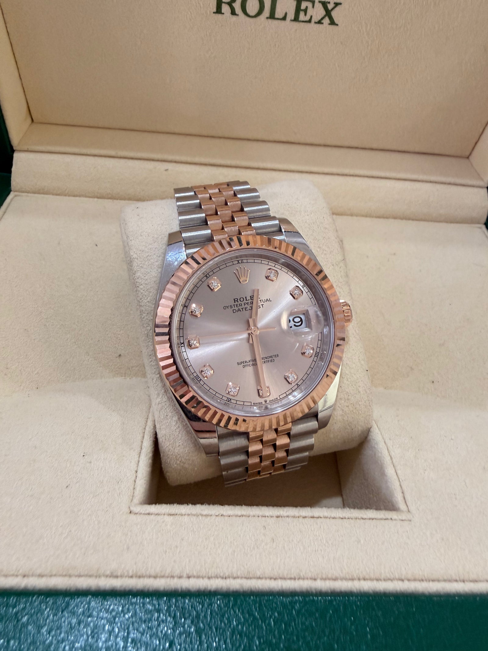 Rolex 126331 2022 Diamond 18CT ROSE GOLD
