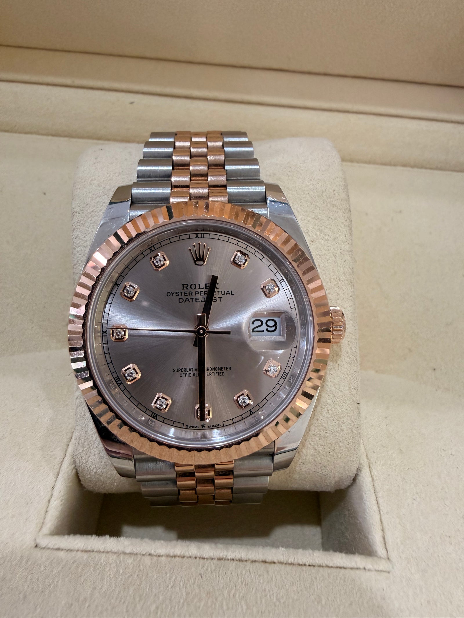 Rolex 126331 2022 Diamond 18CT ROSE GOLD