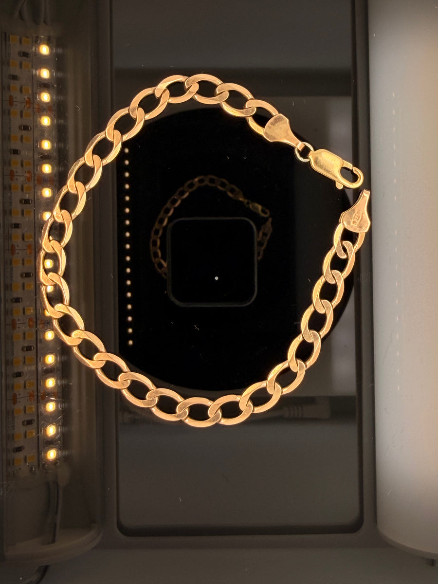 9ct Gold Curb Bracelet