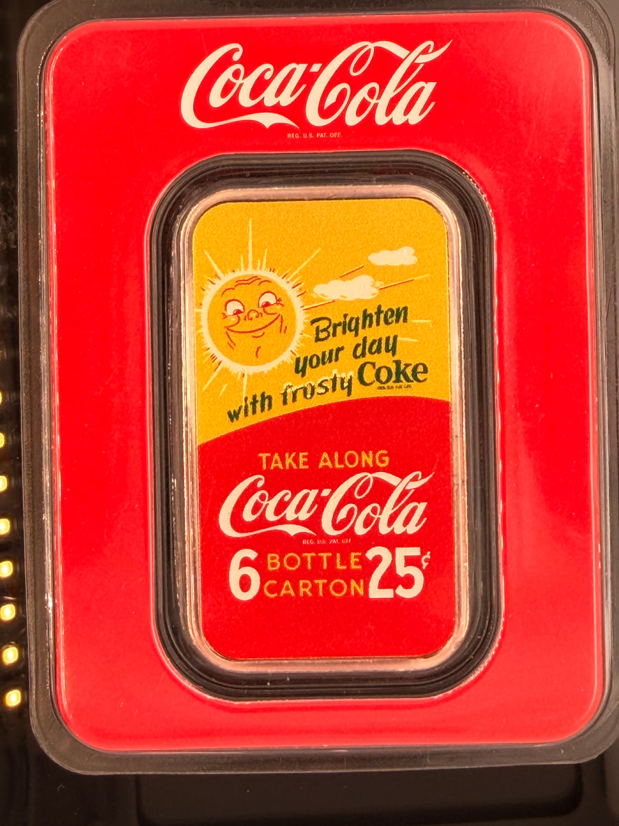 1 Ounce Silver Coca Cola