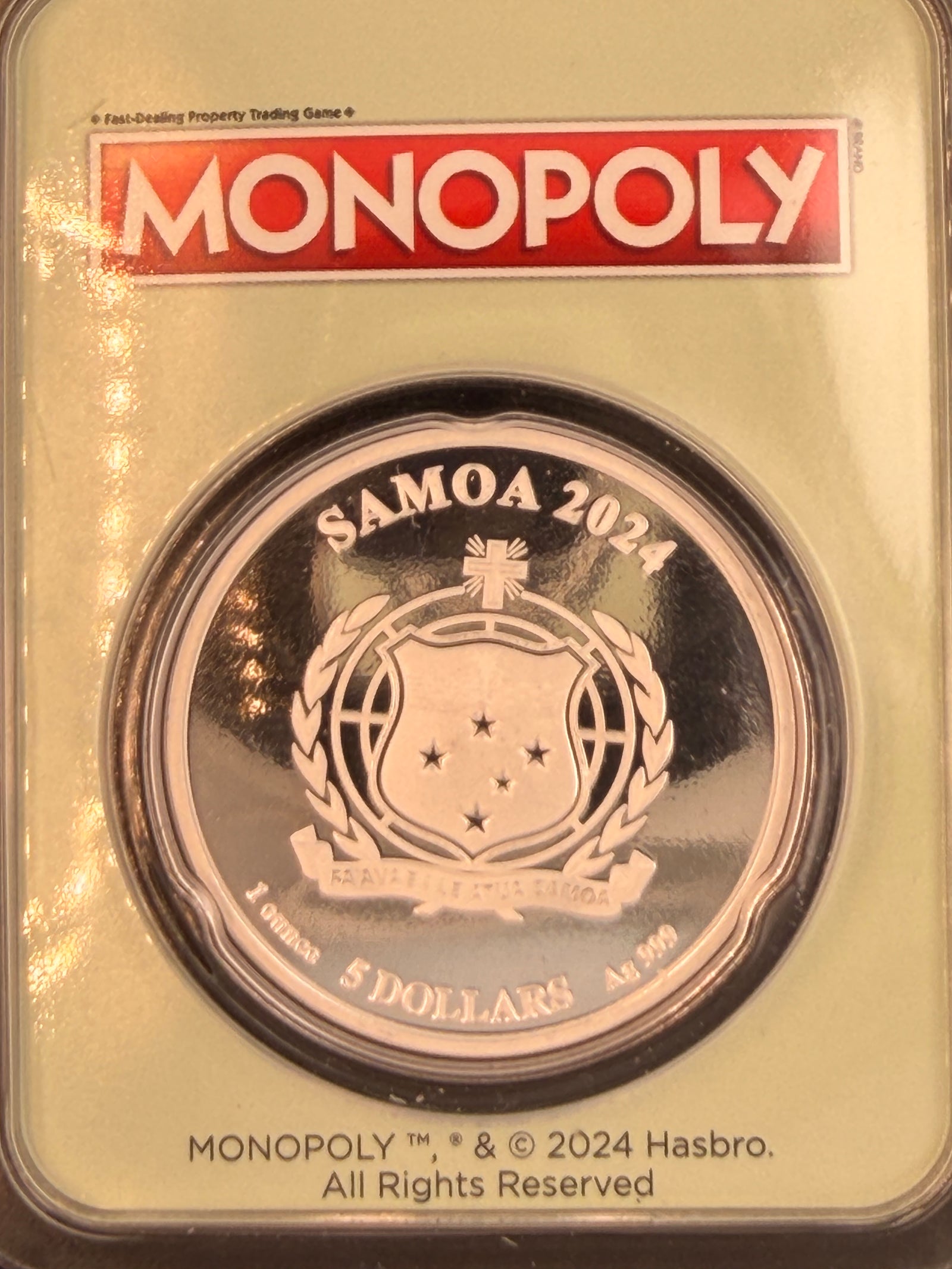 1 Ounce Coin Monopoly Chance