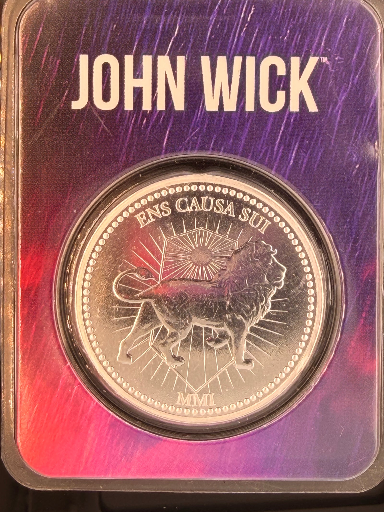 1 Ounce John Wick Silver Coin