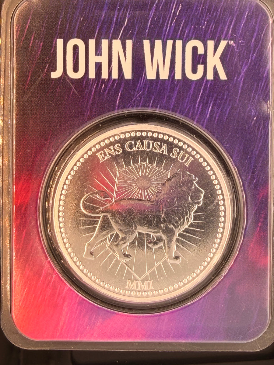 1 Ounce John Wick Silver Coin